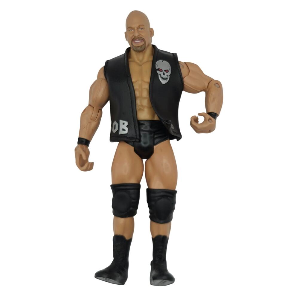 WWE Stone Cold Steve Austin 2004 Jakks Pacific Wrestling Figure With Vest